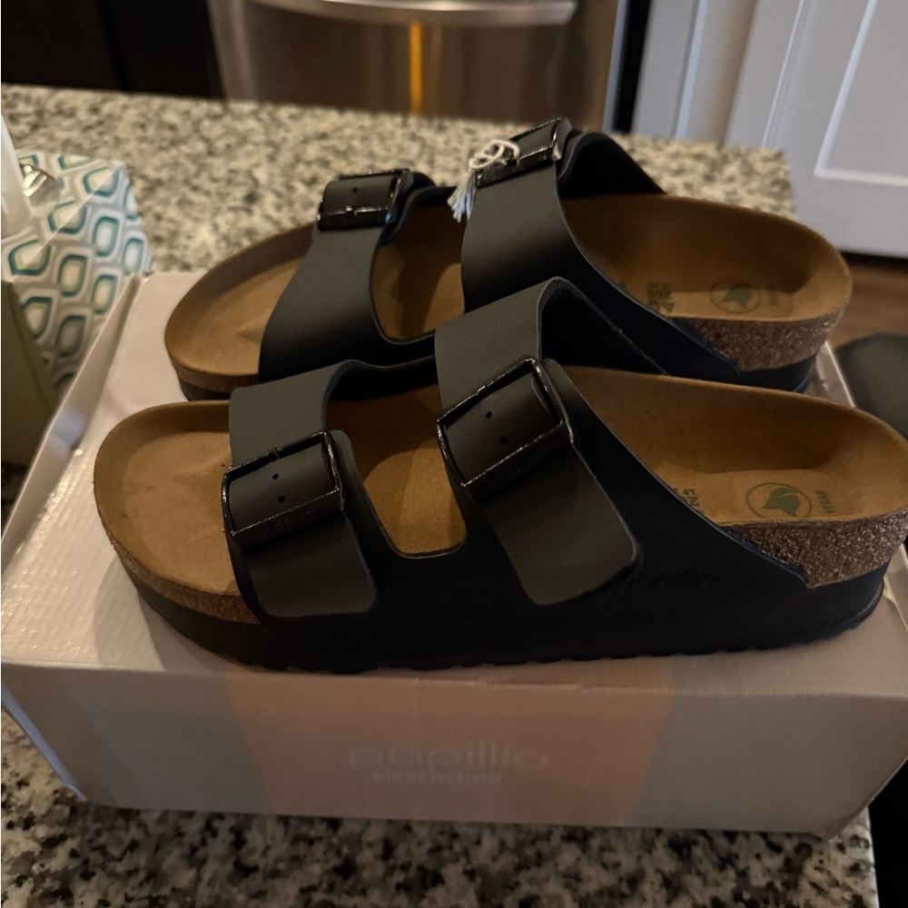 Birkenstock Papillio By Birkenstock Arizona Platform Slide Sandal - Women's - Picture 7 of 9